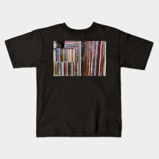 Rock Music Vinyl And CD Collection Kids T-Shirt